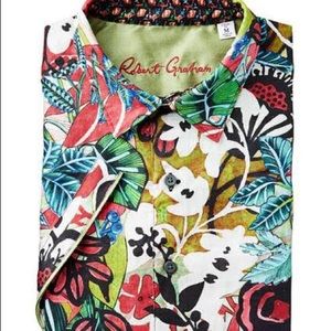 Robert graham rare linen beach shirt